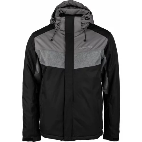 Alpine pro DERON Muška skijaška jakna, crna, veličina