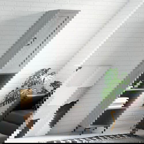 vidaXL Visoka komoda siva sonome 34,5x34x180 cm od konstruiranog drva Cijene