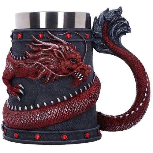 Dragon Coil Red vrč 16 cm Nemesis Now Cene