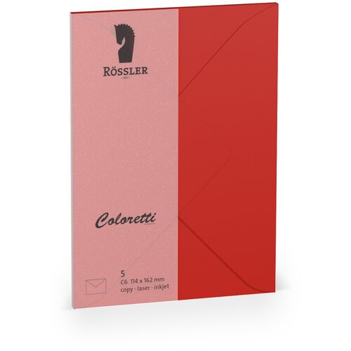 Grupo KUVERTA C6 MINISTAR COLORETTI 5 ENOT RDEČA, (20870669) Cene