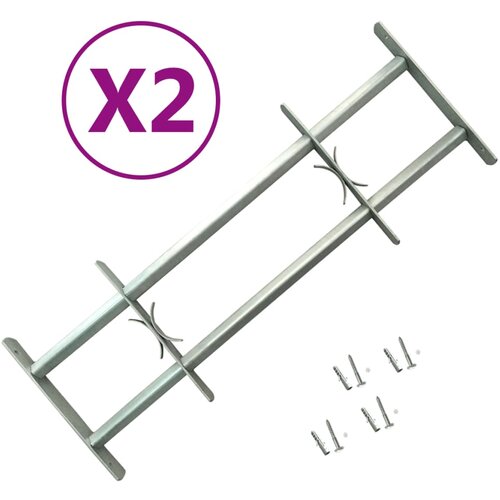  Podesive sigurnosne re&scaron;etke za prozore 2 kom 700 - 1050 mm Cijene