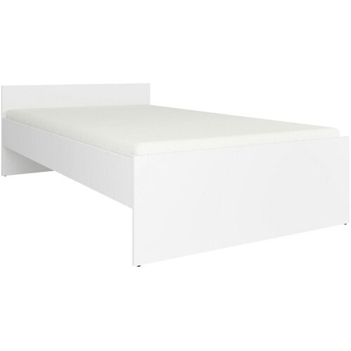 MID.YOU postelja 120 cm x 200 cm , les, leseni material bela Slike