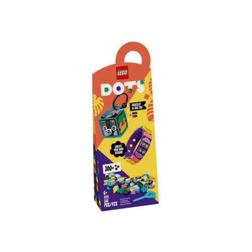 Lego dots neon tiger bracelet &amp;amp; bag tag ( LE41945 ) Slike