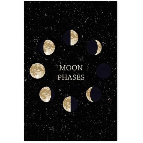  Slika - Lunar Cycle (1 Part) Vertical 60x90 Premium Print Slike