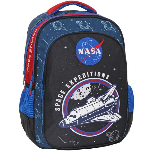 Must NASA Space Expeditions školska torba s tri odjeljka, ruksak 33x18x43cm Cene