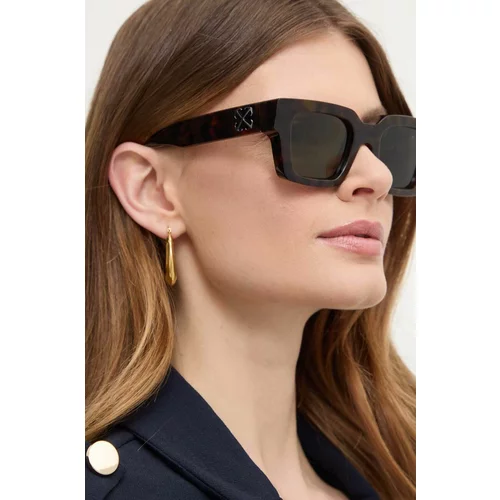 Off-white Sončna očala ženska, rjava barva, OERI126_506055