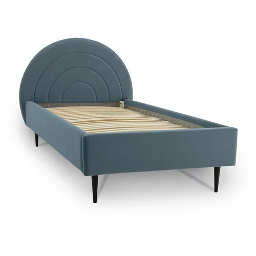 Scandic Modra otroška postelja s prostorom za shranjevanje 90x200 cm Rainbow –