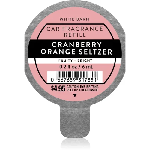 Bath & Body Works Cranberry Orange Seltzer dišava za avto nadomestno polnilo 6 ml