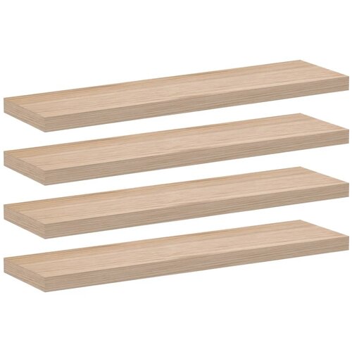 Maison Chic 4 kosi Viseče police - Stenske Police 90x23,5x4 cm inženirski les, (21758674) Slike