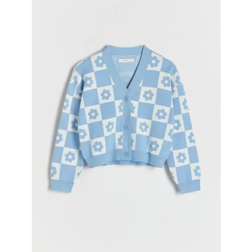 Reserved pulover z vzorcem - večbarvno