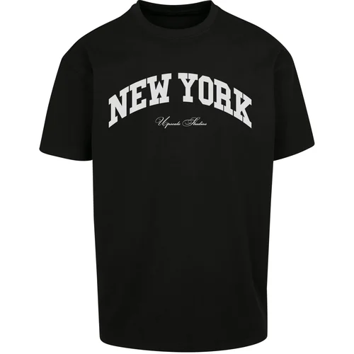 MT Upscale New York College Oversize Tee black