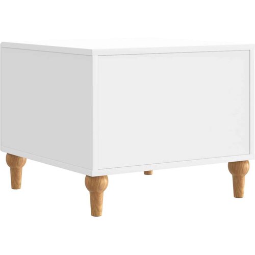  Stolić za kavu s ladicama Bijela visokog sjaja 49 x 50 x 40 cm - Bijela visokog sjaja Slike