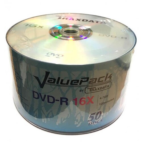 DVD-R TRAXDATA, 4.7GB, 16X, spindle 50 kom Value pack Cijene