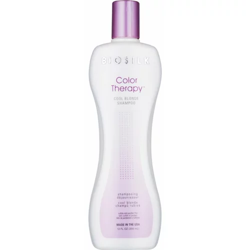 Biosilk Color Therapy Cool Blonde Shampoo šampon neutralizirajući žuti tonovi 355 ml