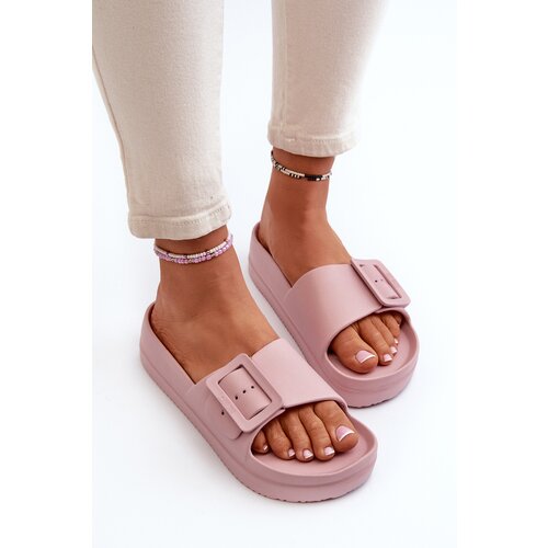 Big Star Women's Foam Platform Sandals with Buckle Cene