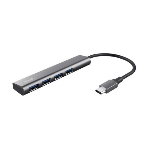 Trust Halyx USB-C - 4-Port USB-A 3.2 Gen1 Hub – #24948 Cene