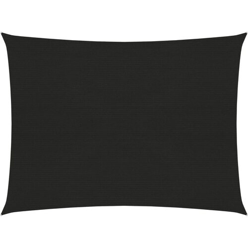  Jedro za za&scaron;titu od sunca 160 g/m&sup2; crno 5 x 6 m HDPE Cijene