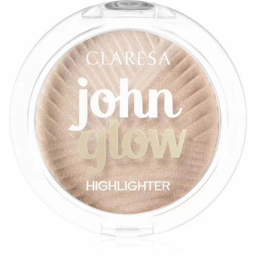 Claresa John Glow kompaktni highlighter u prahu nijansa 02 8 g