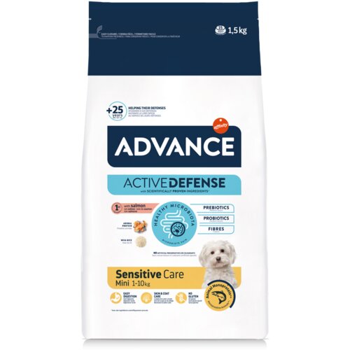 Advance dog adult mini sensitive salmon 1.5kg Cene
