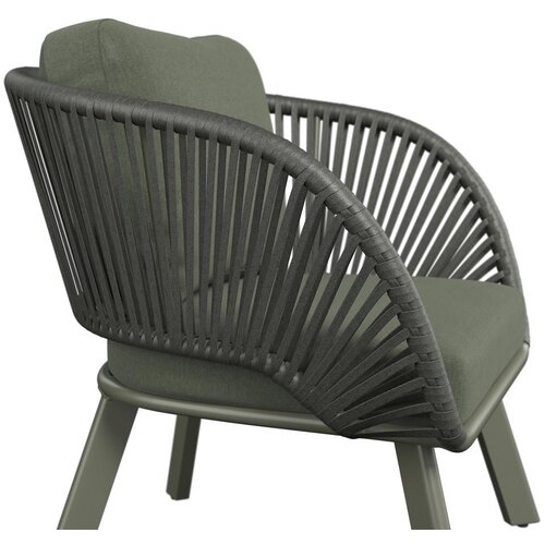 Ambia Garden LOUNGE NASLANJAČ tkanina aluminij Slike