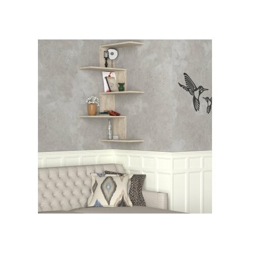 Hanah home caniko travertine wall shelf Cene