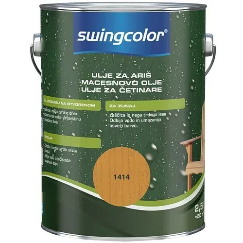 SWINGCOLOR Ulje za ariš (Boja: Ariš, 2,5 l, Svilenkasti mat)