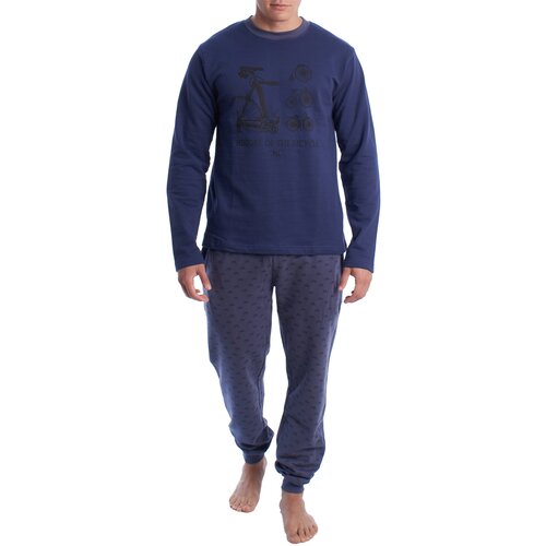 Kisses&amp;amp;Love Pižame &amp;amp; Spalne srajce KLP6-30221 Modra Slike