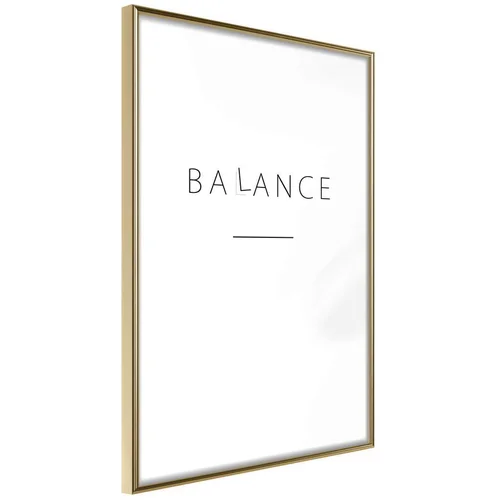  Poster - Seek a Balance 20x30