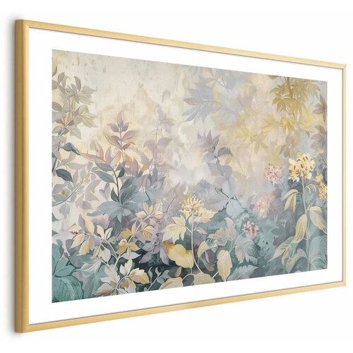  Plakat Tapestry Pattern in Colorful Flowers 60x40 Zlatni okvir s margom Cene