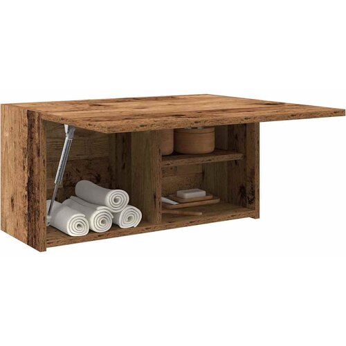 VidaXL Kupaonski zidni ormarić staro drvo 60x25x30cm konstruirano drvo Slike