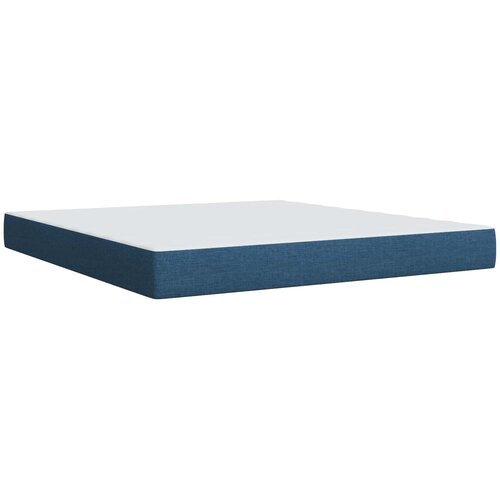  Krevet s box springom, madracem i LED-om Plava 180 x 200 cm Slike