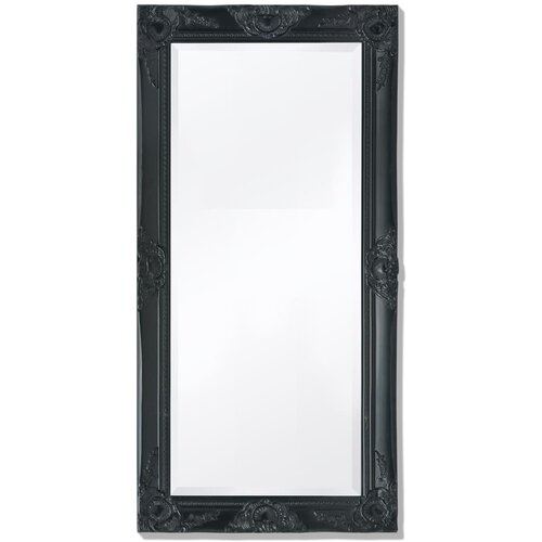 VidaXL Zidno ogledalo Barokni stil 100x50 cm Crno Slike