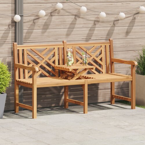 VidaXL klop Drugo Rjava 150 x 60 x 90 cm Trden tikov les Slike