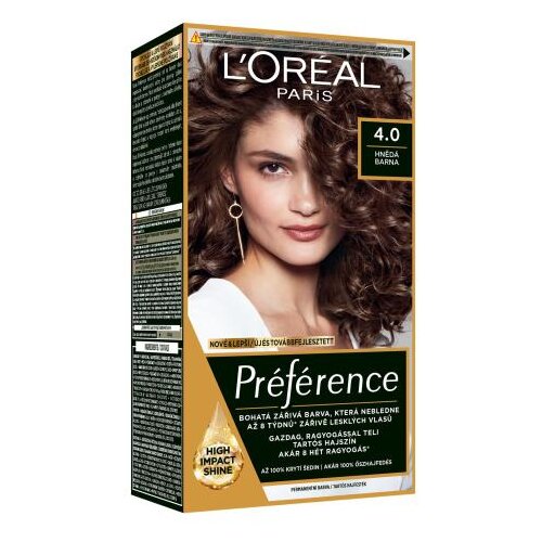 L´Oréal Paris Préférence barva za lase barvani lasje 60 ml odtenek 4.0 za ženske Cene