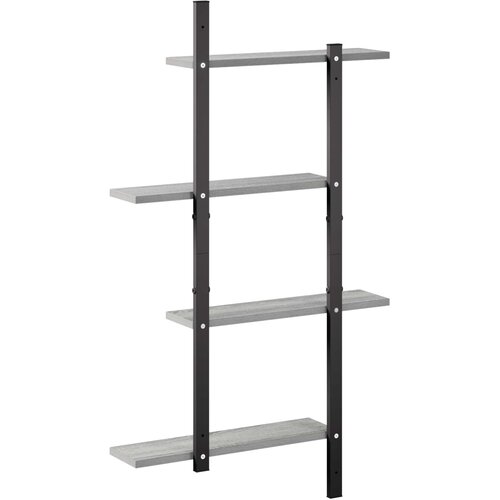  Zidna polica Siva Sonoma 61 x 13.5 x 105.5 cm Prerađeno drvo Slike