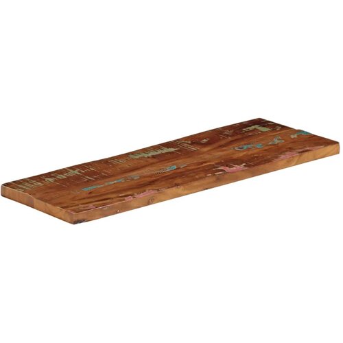  Ploča za stol 80x20x3,8 cm pravokutna masivno obnovljeno drvo Slike