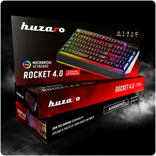 Huzaro gaming tastatura rocket 4.0 rgb Cene
