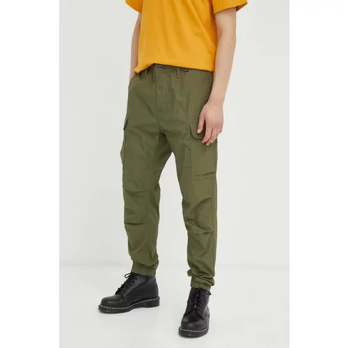 G-star Raw Pamučne hlače boja: zelena, ravni kroj