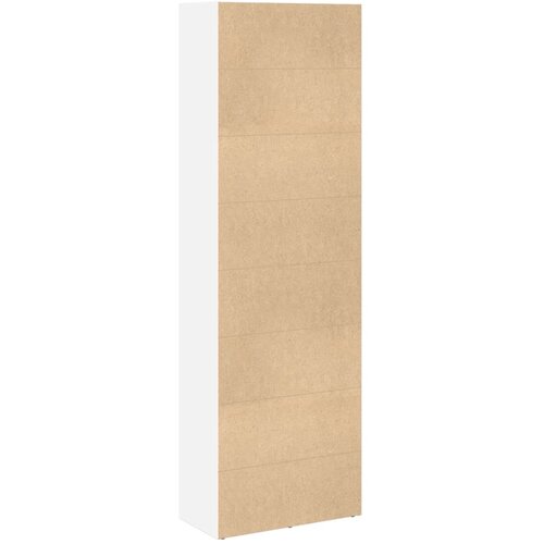  Regal za knjige bijeli 60x30x189 cm od konstruiranog drva Slike