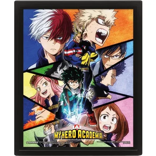 Pyramid International Pyramid MY HERO ACADEMIA CADRE 3D LENTICULAIRE CHARACTERS MOSAIC, (21241450)