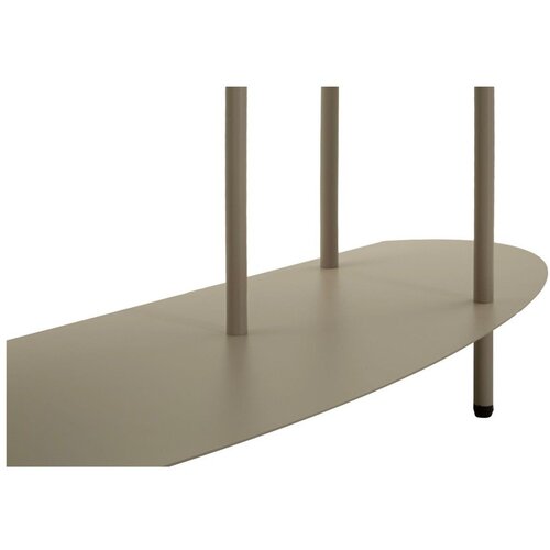 Mauro Ferretti Sivo-bež metalni pomoćni stol 34x118 cm Saturn &amp;ndash; Slike