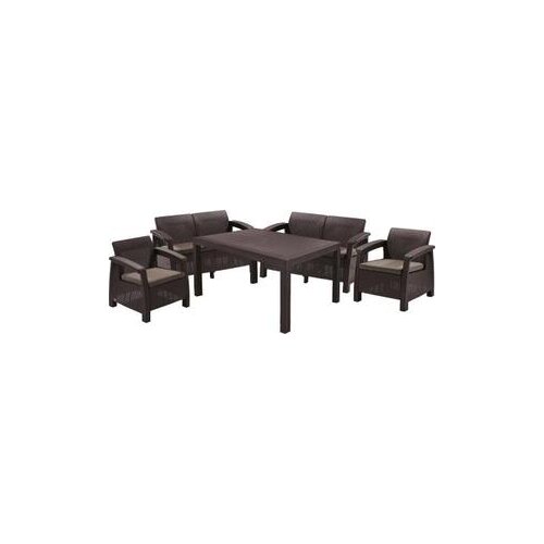 Keter Baštenski set Corfu Fiesta, Pe-ratan, braon CU 258945 Cene