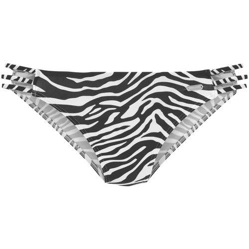 VENICE BEACH Bikini donji dio crna / bijela