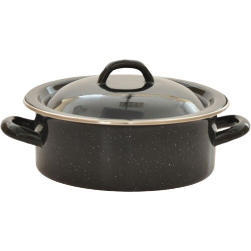  Emajl plitka šerpa sa poklopcem 24cm i 3,5l Cene