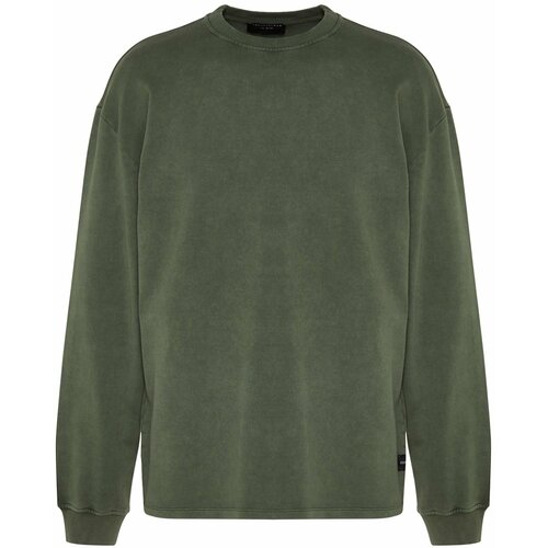 Trendyol Men's Limited Edition Relaxed/Comfortable cut, Sweatshirt with 1 Cotton Label. Slike