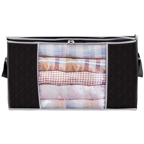 INF &amp;Scaron;katle za shranjevanje s pokrovi, Wardrobe Quilt Storage bag Black XL, (21750023) Slike