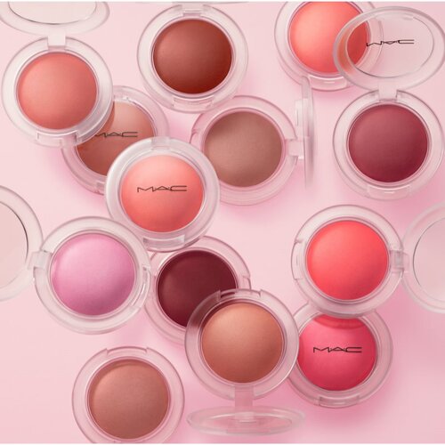 MAC Cosmetics Glow Play Blush highlighter i rumenilo u jednom nijansa Cheer Up 7,3 g Slike
