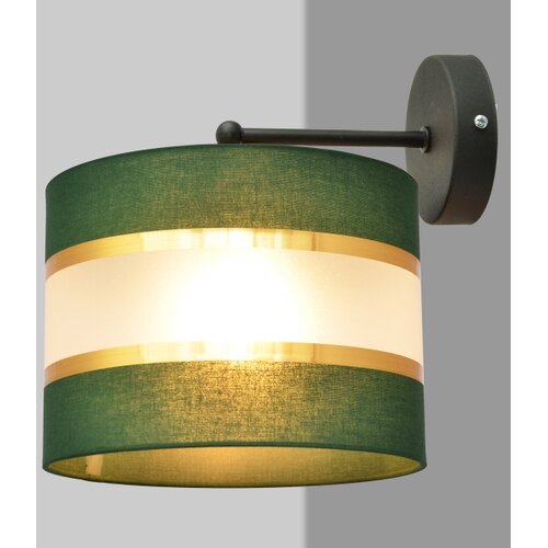 Zidna lampa HELEN 1xE27/15W/230V zelena/zlatna Slike