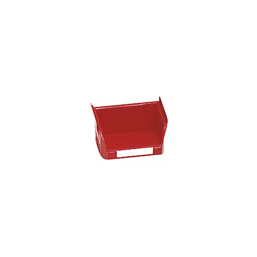 mauser Odprta skladiščna posoda iz polietilena, DxŠxV 85 x 100 x 50 mm, rdeča, DE 50 kosov