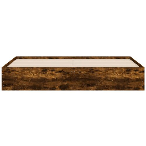  Okvir kreveta s ladicama boja hrasta 180x200 cm Slike